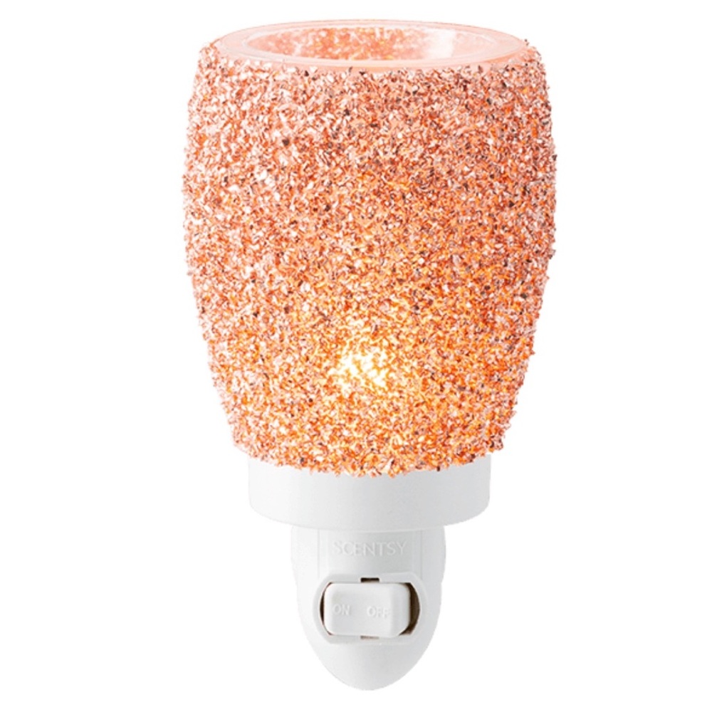 Glitter rose gold mini warmer